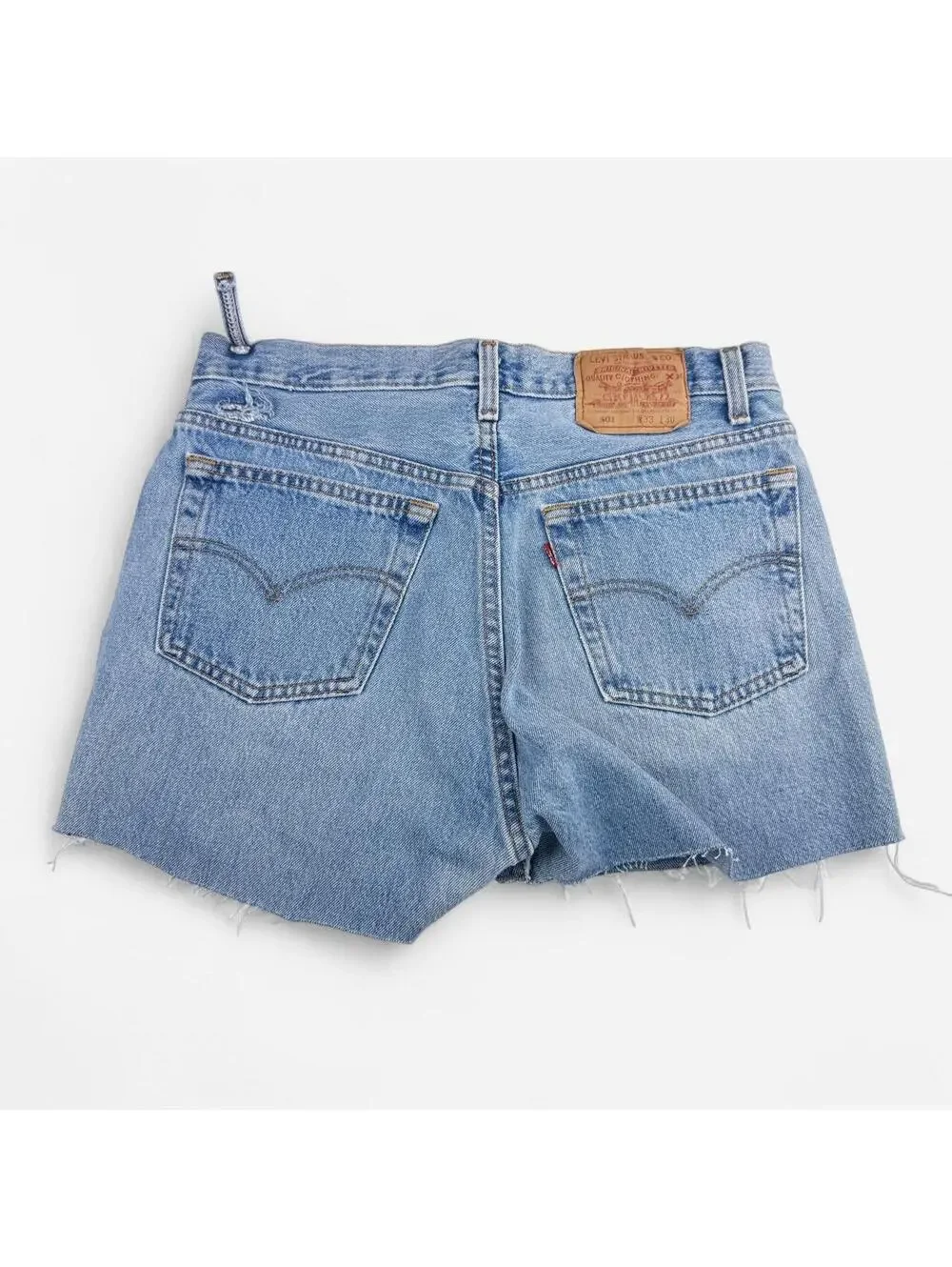 Vintage Levi's 501 blue denim shorts